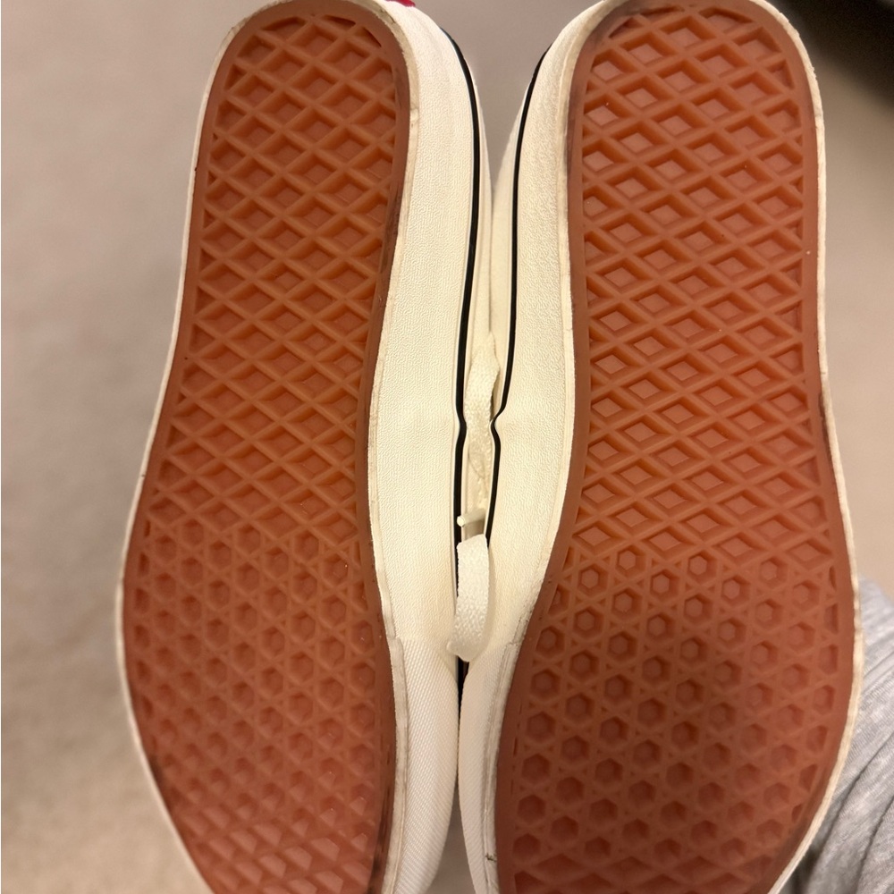 Vans Off-White Canvas Sneaker - Picture 5 of 5